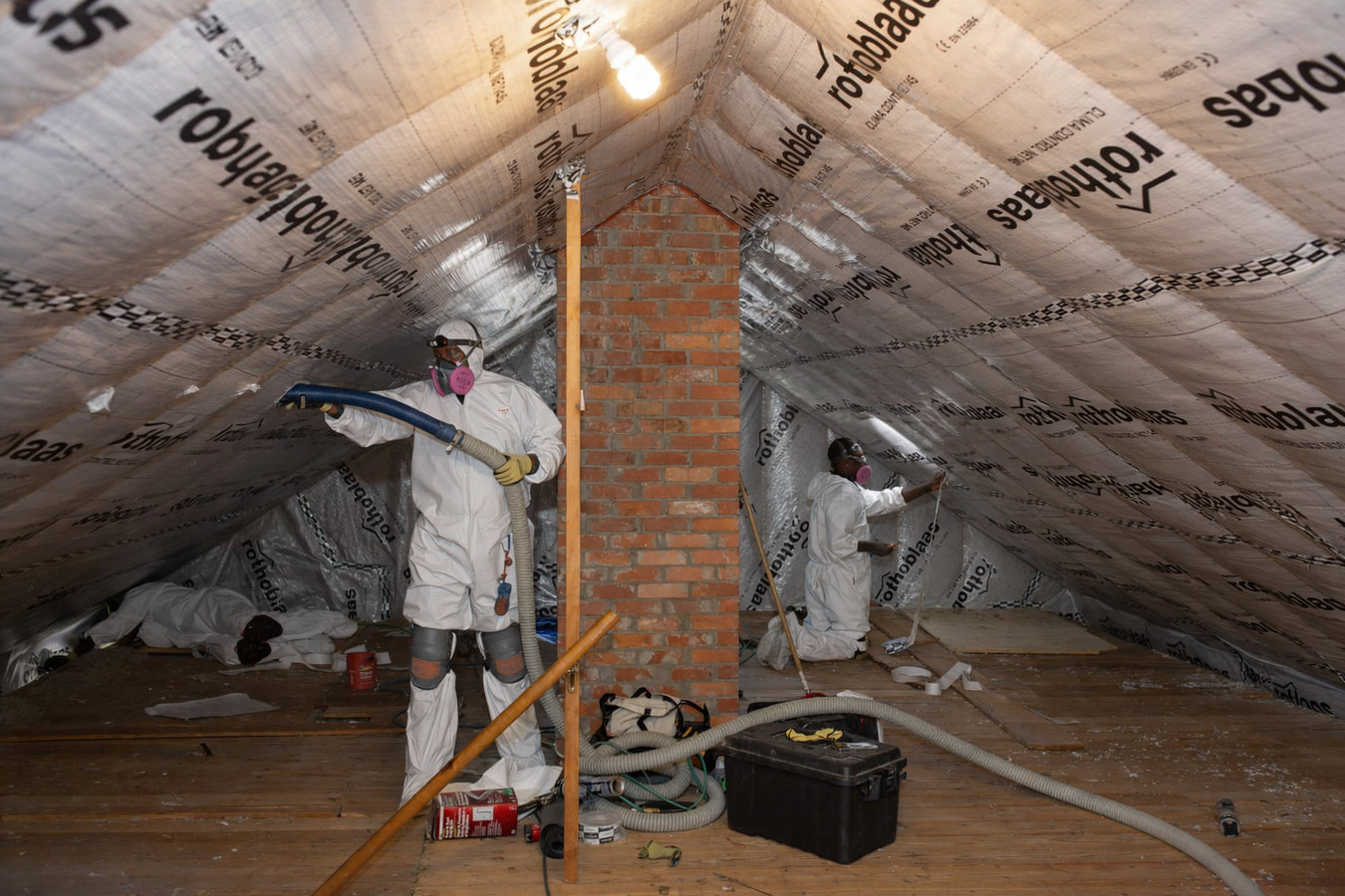 Attic air sealing